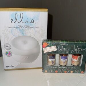 Homedics Ellia Aroma Diffuser with Essential Oil Trio